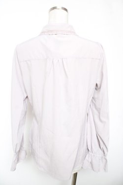 画像2: axes femme / 刺繍リボンブラウス L グレー Y-26-01-18-026-AX-BL-SZ-ZY