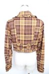 画像2: axes femme kawaii / タータンチェックジャケット M イエロー Y-26-01-18-032-AX-JA-SZ-ZT352 (2)
