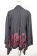 画像2: axes femme / 彼岸花羽織  黒 Y-26-01-18-033-AX-TO-SZ-ZY (2)