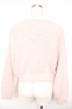 画像2: F i.n.t / リボン釦フェザーニットカーディガン F ピンク Y-26-01-18-038-CA-TO-SZ-ZY