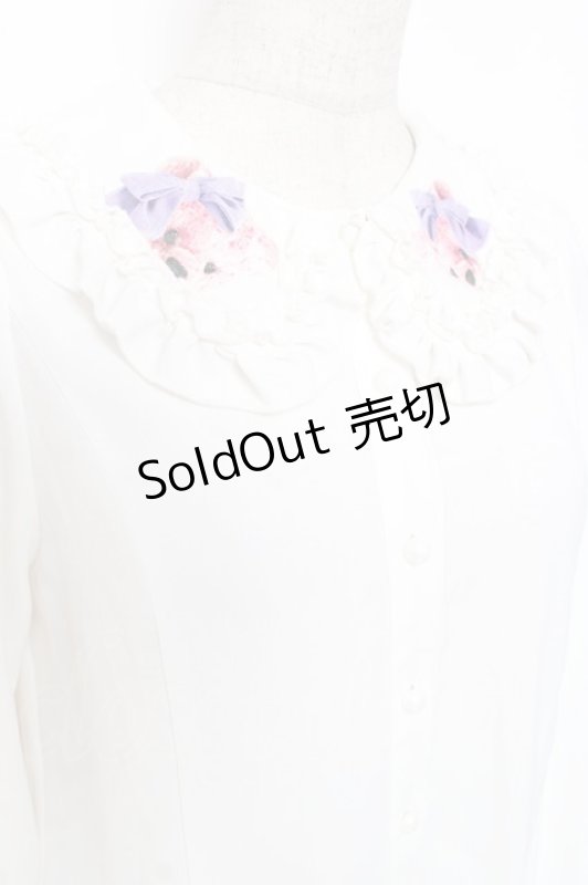 画像3: TRAVAS TOKYO / レディーズブラウス /Frill Collar Blouse F ホワイト Y-26-01-20-032-PU-BL-SZ-ZI (3)