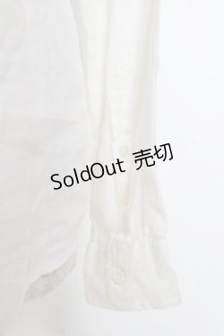 画像3: GOSTAR DE FUGA / リネンシャツ 44 白 Y-26-01-20-035-PU-TO-SZ-ZI