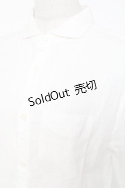 画像4: GOSTAR DE FUGA / リネンシャツ 44 白 Y-26-01-20-035-PU-TO-SZ-ZI