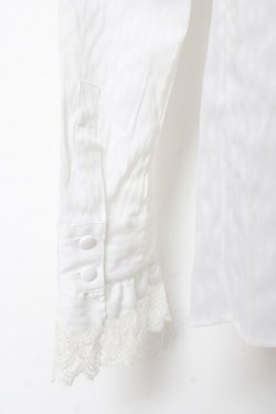 画像3: MIHO MATSUDA / ボウタインスタンドカラーブラウス L ホワイト Y-26-01-20-036-GO-BL-SZ-ZY