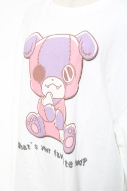 画像3: NieR Clothing / ちゃむちゃむスウェット 2XL 白 Y-26-01-20-041-PU-BL-AS-ZY