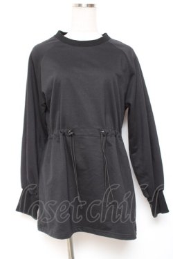 画像1: NieR Clothing / ドローコードトップス F 黒 Y-26-01-20-042-PU-TO-SZ-ZY