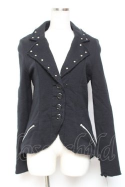 画像1: BPN / 切りっぱなし燕尾ジャケット M 黒 Y-26-01-20-043-GO-JA-SZ-ZY