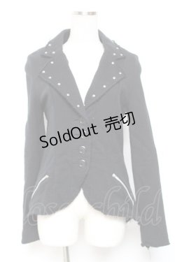 画像1: BPN / 切りっぱなし燕尾ジャケット M 黒 Y-26-01-20-043-GO-JA-SZ-ZI