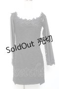 PUNK RAVE / Elfin song dress  M 黒 Y-26-01-20-045-PU-OP-SZ-ZI