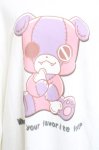 画像3: NieR Clothing / ちゃむちゃむスウェット 2XL 白 Y-26-01-20-050-PU-BL-AS-ZI (3)