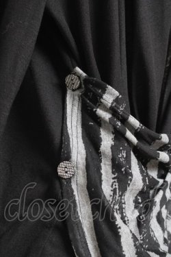 画像3: ALGONQUINS / ボーダー切替ボレロ F 黒×グレー Y-26-01-20-051-AL-TO-SZ-ZY