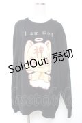 NieR Clothing / 神様Nierちゃんスウェット 2XL 黒 Y-26-01-20-052-PU-TO-AS-ZI