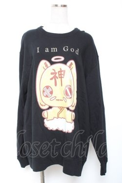 画像1: NieR Clothing / 神様Nierちゃんスウェット 2XL 黒 Y-26-01-20-052-PU-TO-AS-ZY