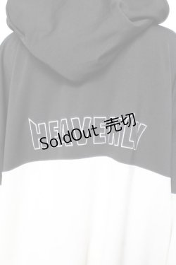 画像3: LISTEN FLAVOR / ヘヴンリージャージパーカー  黒×白 Y-26-01-20-054-PU-TO-SZ-ZI