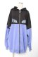 画像1: LISTEN FLAVOR / ヘヴンリージャージパーカー  黒×ブルー Y-26-01-20-055-PU-TO-SZ-ZY (1)