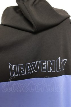 画像3: LISTEN FLAVOR / ヘヴンリージャージパーカー  黒×ブルー Y-26-01-20-055-PU-TO-SZ-ZY