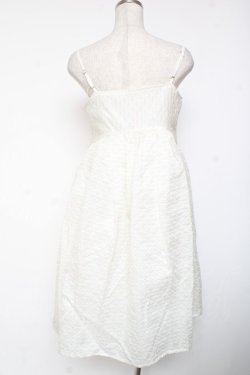 画像2: Candy Stripper / VOLUME CAMISOLE DRESS 2 ホワイト Y-26-01-20-059-PU-OP-SZ-ZY