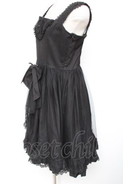 画像2: Vallee lys / アゲラタムチュールジャンパースカート  黒 Y-26-01-20-061-GO-OP-SZ-ZY