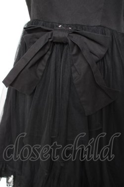 画像5: Vallee lys / アゲラタムチュールジャンパースカート  黒 Y-26-01-20-061-GO-OP-SZ-ZY