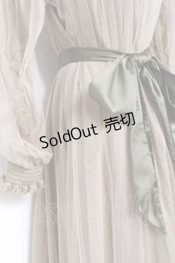 画像3: Vallee lys / ソフトチュールブラウスワンピース  カーキ Y-26-01-20-063-GO-OP-SZ-ZI