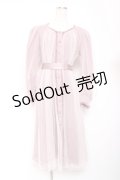 Vallee lys / ソフトチュールブラウスワンピース  ピンク Y-26-01-20-064-GO-OP-SZ-ZI