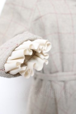 画像4: an another angelus / スイートハートネックラインチェックワンピース F ベージュ Y-26-01-20-072-CA-OP-SZ-ZY