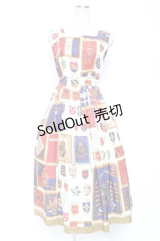 画像1: Jane Marple / Our courageスクエアドレス M アイボリー Y-26-01-20-073-JM-OP-SZ-ZY (1)