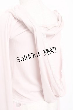 画像3: lilLilly / オフショルレースフーディトップス F ピンク Y-26-01-20-008-LO-TO-SZ-ZS