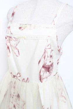 画像5: Emily Temple cute / トゥシューズBUNNYチュールワンピース  ブラウン Y-26-01-20-076-ET-OP-AS-ZY