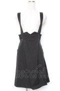 F i.n.t / サスペンダー付きハイウエストスカート/クロミ F ブラック Y-26-01-20-080-CA-SK-SZ-ZI