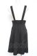 画像3: F i.n.t / サスペンダー付きハイウエストスカート/クロミ F ブラック Y-26-01-20-080-CA-SK-SZ-ZY (3)