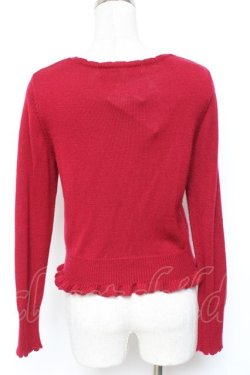 画像3: Leur Getter / Twin Squirrelカーディガン M 赤 Y-26-01-20-009-LU-TO-SZ-ZY