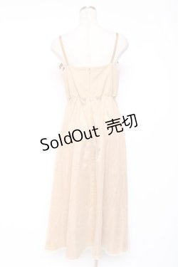 画像2: Maison de FLEUR Petite Robe canone / エリカが躍るキャミワンピース  ベージュ Y-26-01-20-091-EL-OP-SZ-ZS