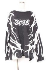 画像1: REFLEM / トライバルBIGロングTEE F ブラック Y-26-01-20-100-PU-TO-SZ-ZI (1)