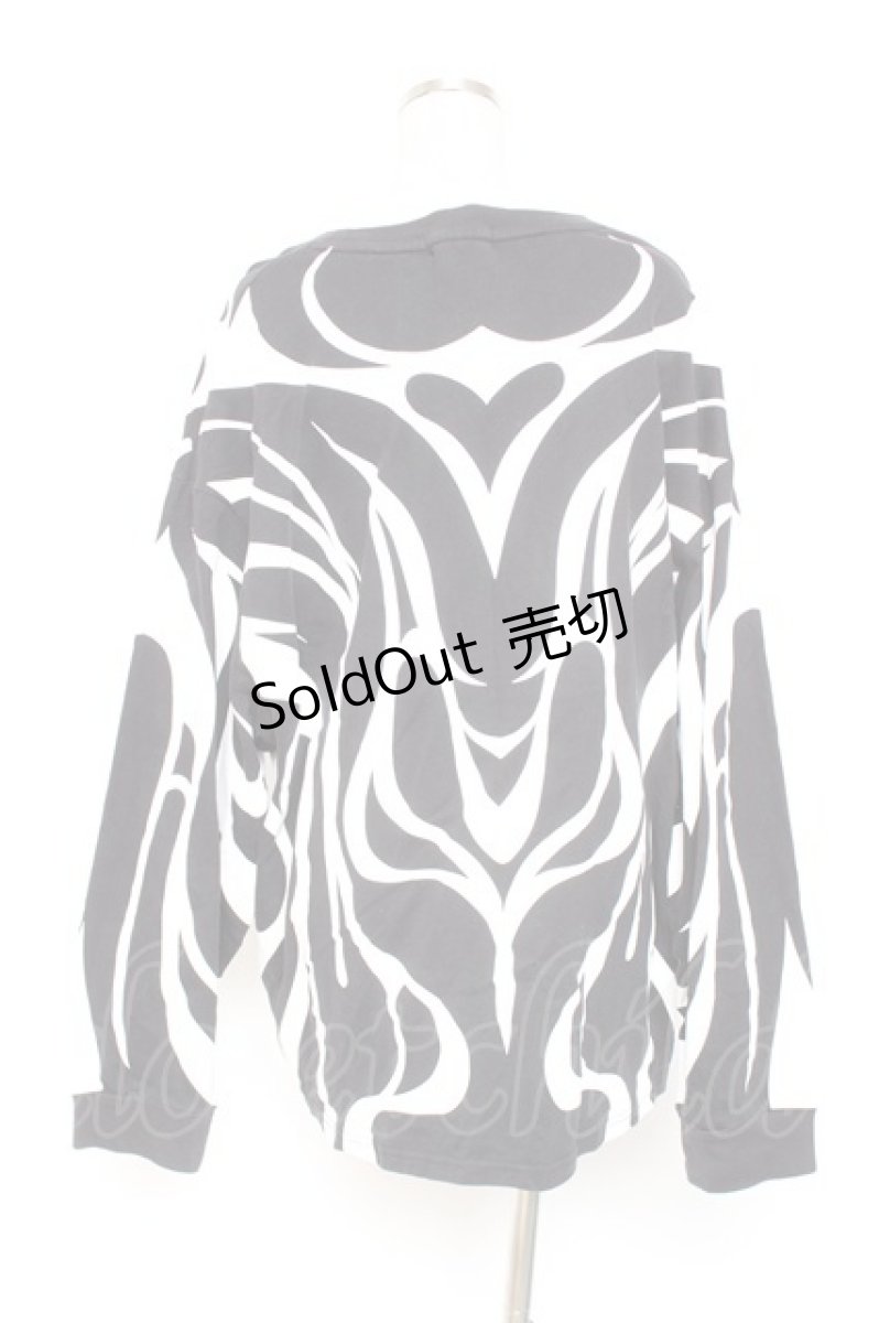 画像2: REFLEM / トライバルBIGロングTEE F ブラック Y-26-01-20-100-PU-TO-SZ-ZI (2)