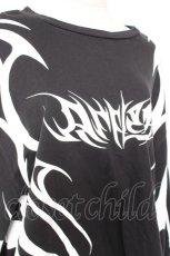 画像4: REFLEM / トライバルBIGロングTEE F ブラック Y-26-01-20-100-PU-TO-SZ-ZI (4)