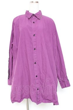 画像1: REFLEM / ネクタイ付き袖ラインシャツ F パープル Y-26-01-20-101-PU-BL-SZ-ZI