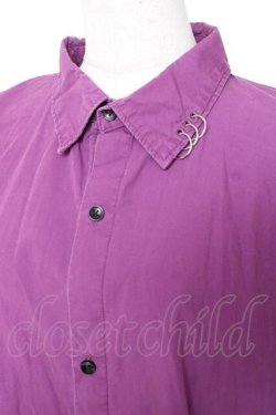 画像4: REFLEM / ネクタイ付き袖ラインシャツ F パープル Y-26-01-20-101-PU-BL-SZ-ZI