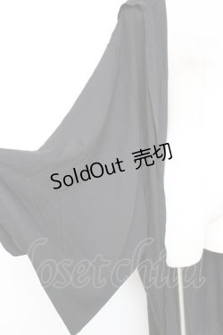 画像4: Deorart / フード付きプリントガウン  黒 Y-26-01-20-103-PU-TO-SZ-ZI