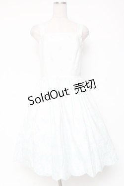 画像1: Moi-meme-Moitie / May lilyジャンパースカート 9号 ライトブルー×アクアブルー Y-26-01-20-106-MO-OP-SZ-ZI