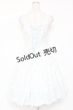 画像2: Moi-meme-Moitie / May lilyジャンパースカート 9号 ライトブルー×アクアブルー Y-26-01-20-106-MO-OP-SZ-ZI