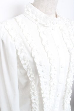 画像3: Qutie Frash / 大人パフスリーブブラウス  白 Y-26-01-20-013-QU-BL-SZ-ZY