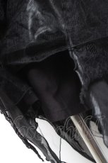 画像5: h.naoto Blood / 異素材切替総柄イレヘムスカート  黒 Y-26-01-20-124-HN-SK-SZ-ZI (5)