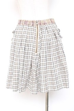 画像3: Candy Stripper /CHECK BELTED PLEATSスカート 1 ベージュ Y-26-01-20-128-PU-SK-SZ-ZY