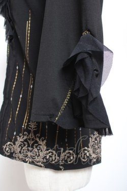 画像3: Rozen Kavalier / フロントレース裾刺繍トップス  黒 Y-26-01-20-015-OO-TO-SZ-ZY