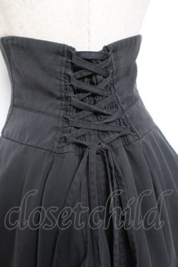 画像3: ATELIER BOZ / バネッサコルセットスカート  ブラック×ワイン Y-26-01-20-133-EL-SK-SZ-ZI