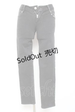 画像1: SEX POT ReVeNGe / スタッズデニムパンツ M 黒 Y-26-01-20-134-SP-PA-SZ-ZI