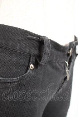 画像4: SEX POT ReVeNGe / スタッズデニムパンツ M 黒 Y-26-01-20-134-SP-PA-SZ-ZY