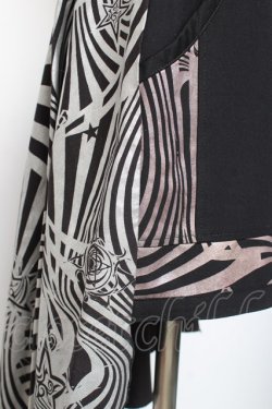 画像4: NiNE. / フィッシュテールスカート  黒ｘシルバー Y-26-01-20-135-PU-SK-SZ-ZI