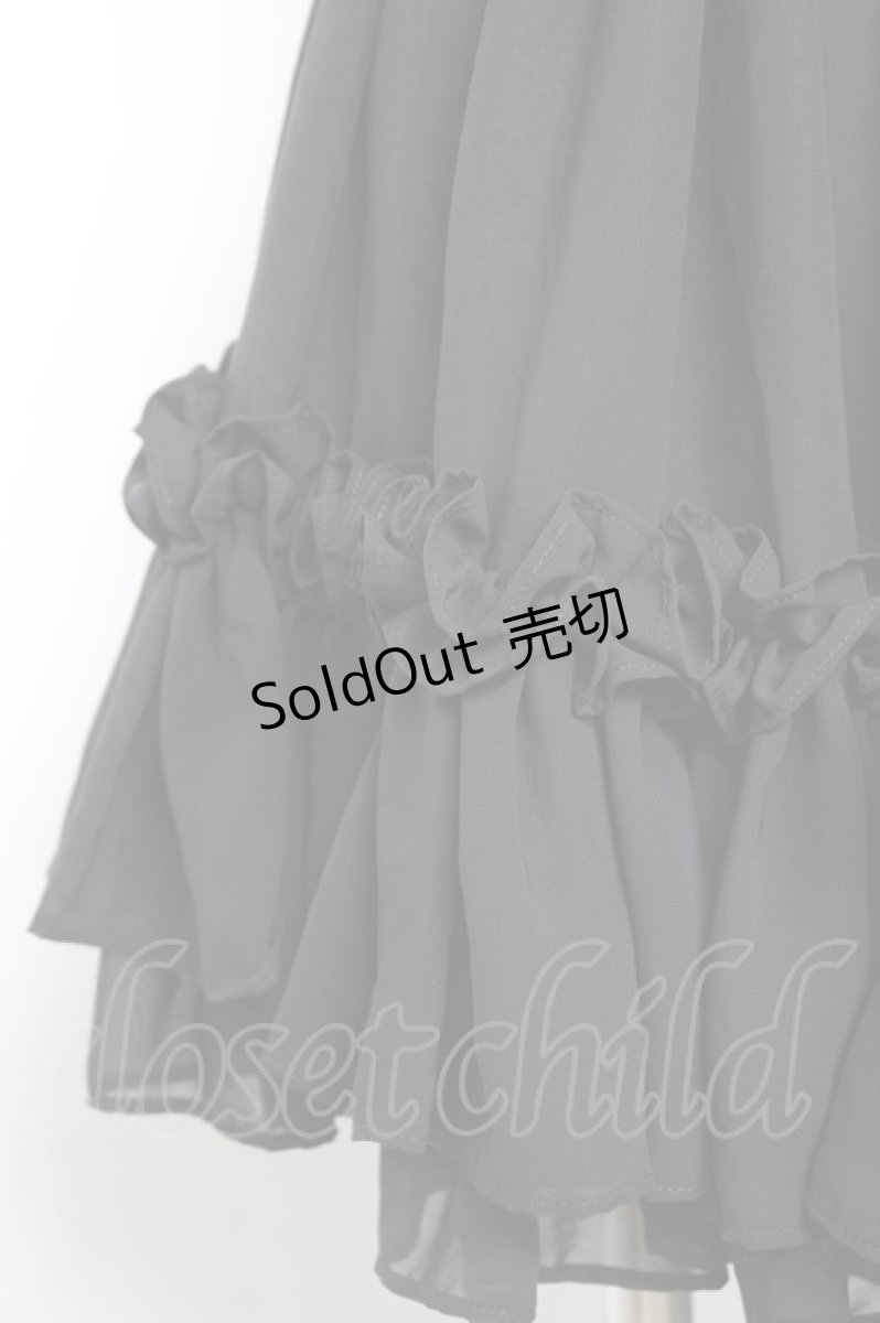 画像3: Na+H / hmフリルスカート  黒 Y-26-01-20-137-PU-SK-SZ-ZI (3)